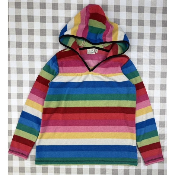 The Children's Place Other - Rainbow Striped Fleece Hoodie Kids Colorful Pullover Place 14 The Children's Pla